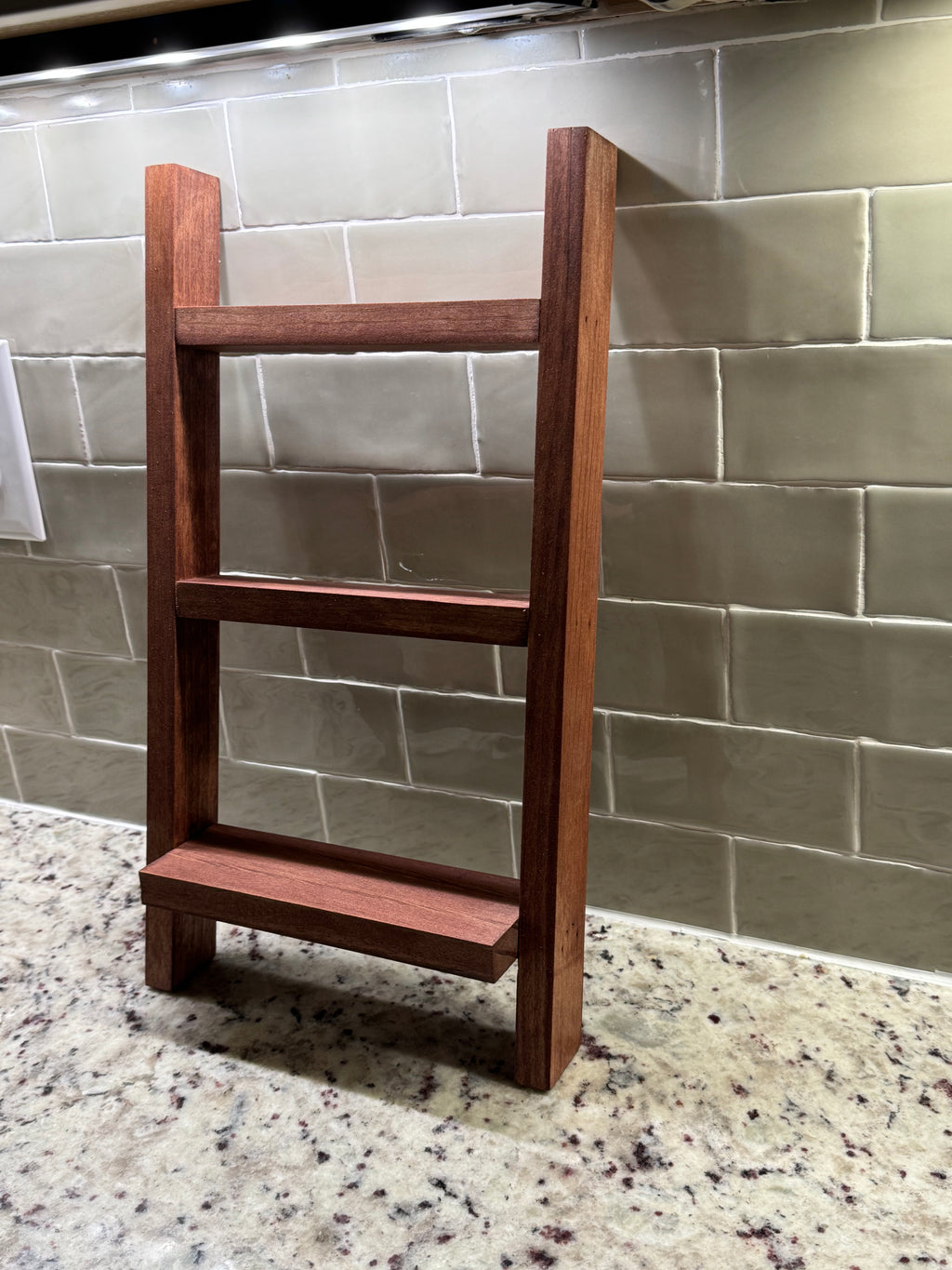 Rustic Dish Towel Ladders & Display Ladders