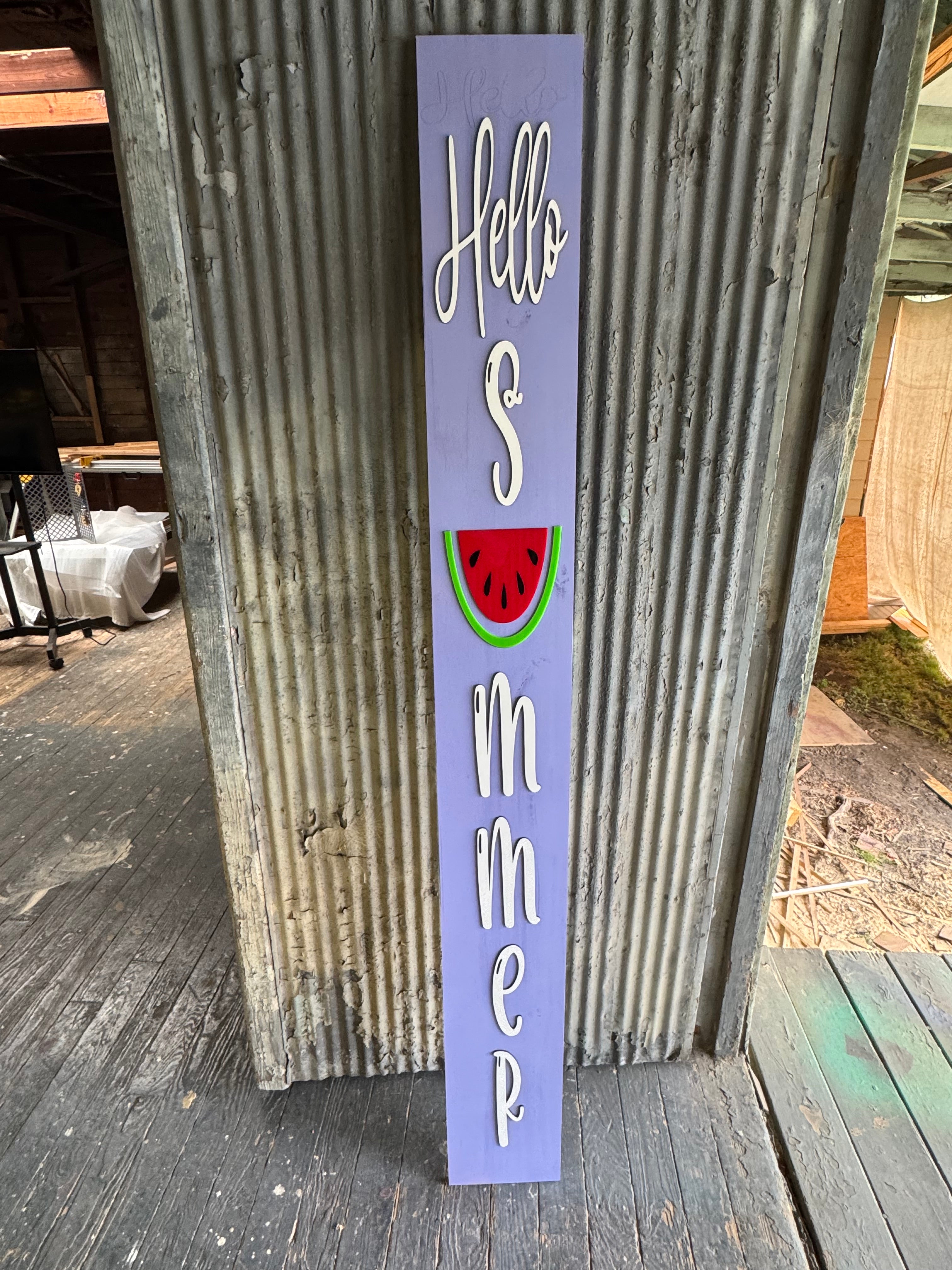 Custom Tall Porch Signs
