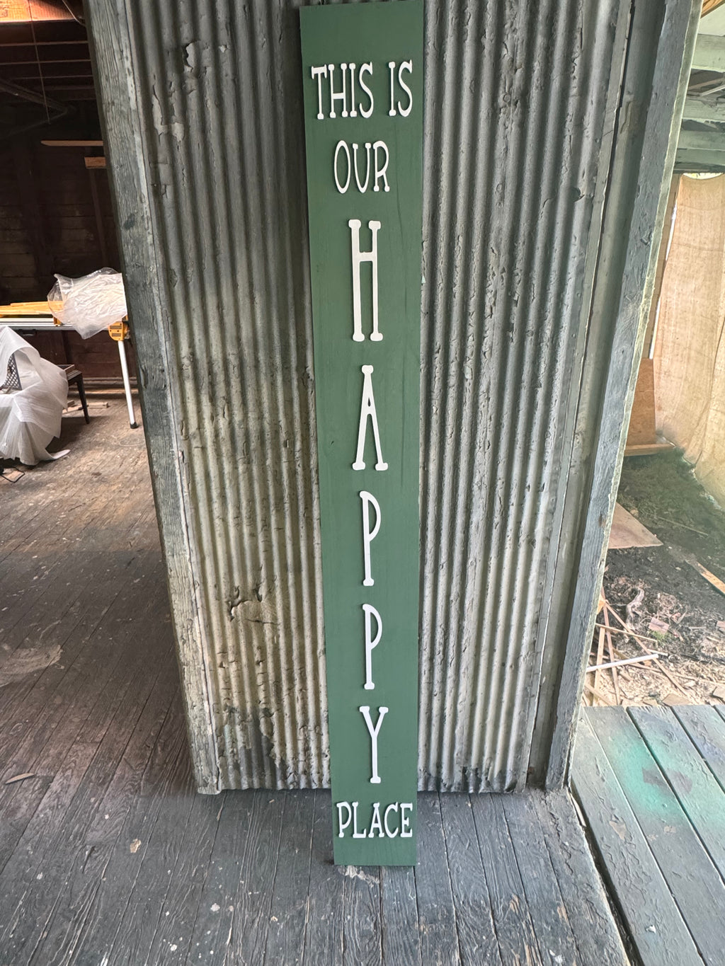 Custom Tall Porch Signs